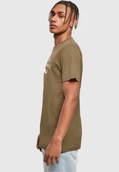 Merchcode T-Shirt Herren Fathers Day - Best Dad in the World (2) Khaki/Dunkelgrün/Beige