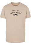Merchcode T-Shirt Herren Fathers Day - Best Dad in the World (2) Beige/Khaki/Braun