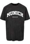 Merchcode T-Shirt Munich Wording Tee Acid Washed