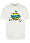 Merchcode T-Shirt Herren POOF Comic Heavy Oversized Tee Braun/Lila/Weiß/Creme/Beige Merchcode T-Shirt Herren POOF Comic Heavy Oversized Tee Braun/Lila/Weiß/Creme/Beige