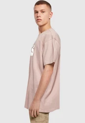 Merchcode Paris Eiffel Tower Heavy Oversize Tee Rosa/Braun