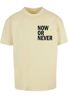 Merchcode T-Shirt Herren Now Or Never Heavy Oversize Tee Merchcode T-Shirt Herren Now Or Never Heavy Oversize Tee