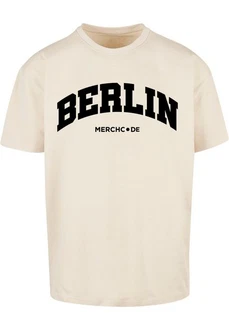 Merchcode T-Shirt Berlin Wording - Heavy Oversize Tee Beige/Khaki Merchcode T-Shirt Berlin Wording - Heavy Oversize Tee Beige/Khaki