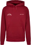 Merchcode Kapuzensweatshirt Merchcode Herren Barely Awake Basic Hoody (1) Rot/Dunkelrot/Bordeaux