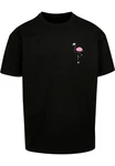 Merchcode T-Shirt Herren Flamingo Heavy Oversize Tee Rosa/Schwarz