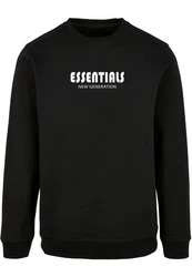 Merchcode Essentials New Generation Basic Crewneck Schwarz/Creme