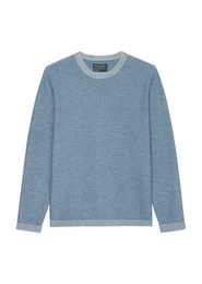 Strickpullover Marc OPolo Men / He.Pullover / Crewneck, cotton linen, rib structu