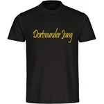 multifanshop T-Shirt Herren Dortmund - Dortmunder Jung Khaki/Beige/Dunkelbraun/Braun/Gelb
