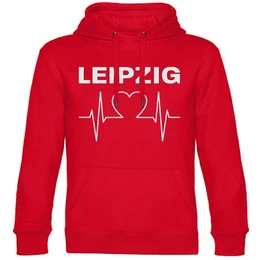 Kapuzensweatshirt Leipzig - Herzschlag - Hoodie