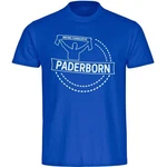 multifanshop T-Shirt Herren Paderborn - Meine Fankurve Hellblau/Blau