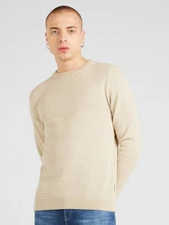 Only & Sons Pullover ONSTapa Khaki/Beige/Weiß/Gold
