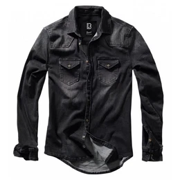 Jeanshemd Riley Denim Shirt Long Sleeve black Gr. S
