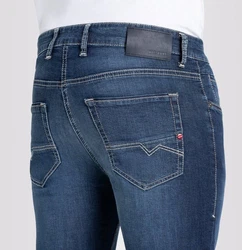 MAC 5-Pocket Jeans Arne Pipe Blau/Dunkelblau/Lila
