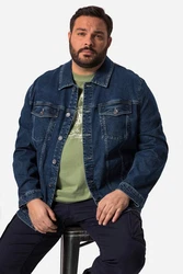 John F. Gee Funktionsjacke Jeansjacke Dunkelblau/Blau/Hellblau