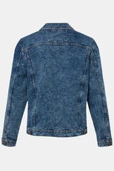 John F. Gee Funktionsjacke Jeansjacke Blau/Dunkelblau/Hellblau