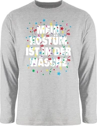 Shirtracer Rundhalsshirt Mein Kostüm ist in der Wäsche Konfetti Karneval & Fasching 