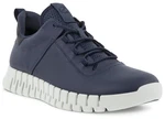 Ecco Mens Schnürschuh marine/schwarz/wei