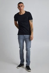 Blend T-Shirt Style NHNoel Hellblau/Dunkelblau/Blau/Schwarz