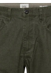 camel active 5-Pocket-Jeans Khaki/Dunkelgrün/Grün
