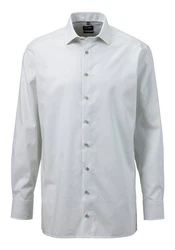 OLYMP Langarmhemd Luxor modern fit Grau/Weiß/Grün