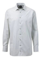 OLYMP Langarmhemd Luxor modern fit Grau/Weiß/Grün