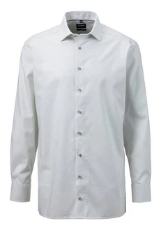 OLYMP Langarmhemd Luxor modern fit Grau/Weiß/Grün