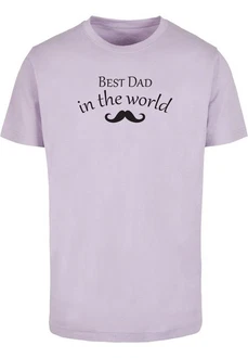 Merchcode T-Shirt Herren Fathers Day - Best Dad in the World (2) Lila/Fliederfarben Merchcode T-Shirt Herren Fathers Day - Best Dad in the World (2) Lila/Fliederfarben