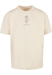 Merchcode T-Shirt Merchcode Herren Spring - Tulip Flower Heavy Oversized Tee Rosa/Rot/Braun/Khaki
