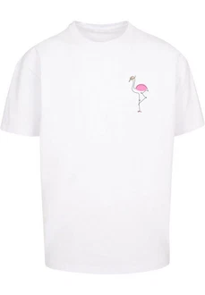 Merchcode T-Shirt Herren Flamingo Heavy Oversize Tee Rosa/Weiß Merchcode T-Shirt Herren Flamingo Heavy Oversize Tee Rosa/Weiß