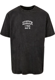 T-Shirt Herren Random Life Acid Washed Heavy Oversized Tee (1-tlg)