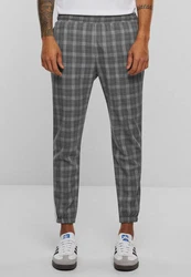 2Y Studios Herren Cropped Pants Plaid Grau/Hellgrau/Dunkelgrau
