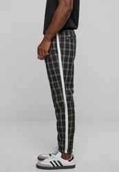 2Y Studios Herren Cropped Pants Plaid Grau/Dunkelgrau/Hellgrau/Schwarz