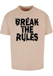 Merchcode Herren Break The Rules 2 Heavy Oversize Tee Beige/Khaki