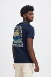 Blend T-Shirt BLEND BHTee Schwarz/Hellblau/Dunkelblau/Beige/Blau/Braun