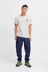 Blend T-Shirt BLEND BHTee Weiß/Hellblau/Khaki/Creme/Grün/Beige/Dunkelblau