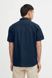 Blend Kurzarmhemd BHShirt Dunkelblau/Blau/Hellblau