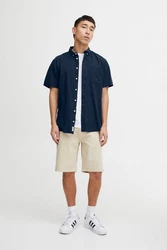 Blend Kurzarmhemd BHShirt Dunkelblau/Blau/Hellblau