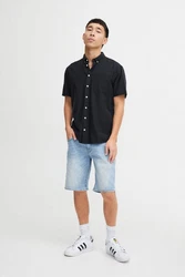 Blend Kurzarmhemd BHShirt Hellblau/Blau/Schwarz/Grün/Grau