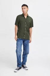 Blend Kurzarmhemd BHShirt Grün/Dunkelgrün/Khaki