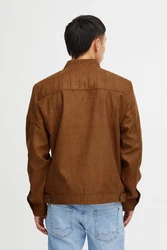 Blend Lederimitatjacke BHOuterwear Braun/Orange