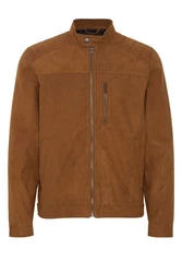 Blend Lederimitatjacke BHOuterwear Braun/Orange