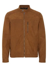 Blend Lederimitatjacke BHOuterwear Braun/Orange