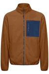 Blend Fleecejacke BLEND BHSweatshirt Braun/Blau/Rot