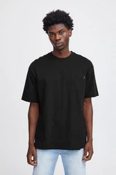 Blend T-Shirt BLEND BHTee Schwarz/Hellblau