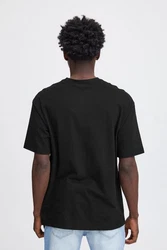 Blend T-Shirt BLEND BHTee Schwarz/Hellblau