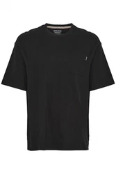 Blend T-Shirt BLEND BHTee Schwarz/Hellblau