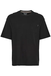 Blend T-Shirt BLEND BHTee Schwarz/Hellblau