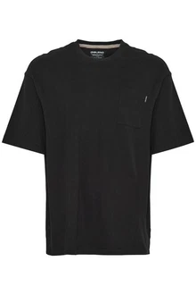 Blend T-Shirt BLEND BHTee Schwarz/Hellblau