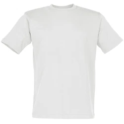 James & Nicholson Rundhalsshirt Basic T-Shirt Grau/Weiß/Khaki