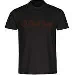 multifanshop T-Shirt Herren St. Pauli Jung Schwarz/Lila/Rot/Dunkelrot